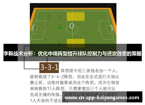 李毅战术分析:优化中场阵型提升球队控制力与进攻效率的策略 李毅战术分析:优化中场阵型提升球队控制力与进攻效率的策略